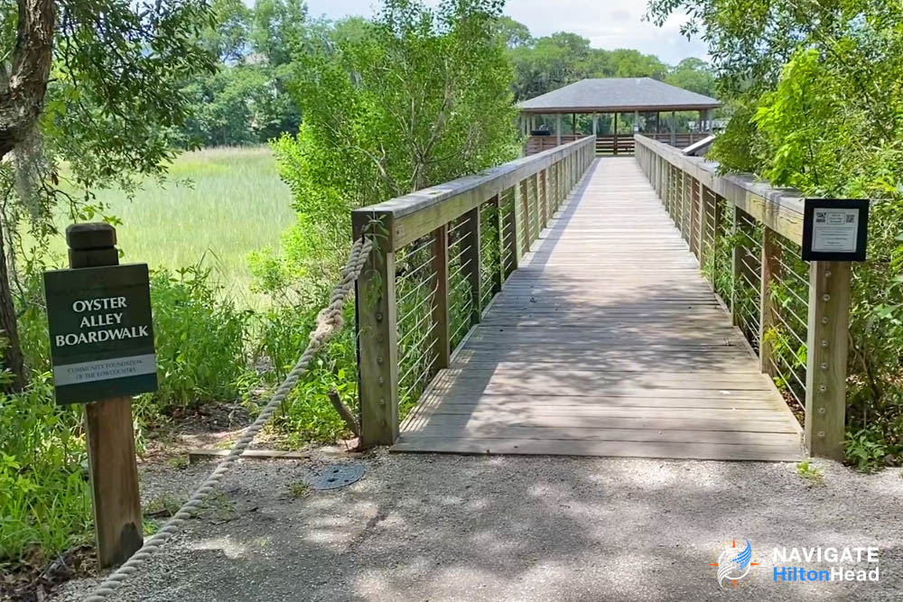 Oyster Alley Boardwalk and overlook at the Coastal Discovery Museum in Hilton Head Island 1000