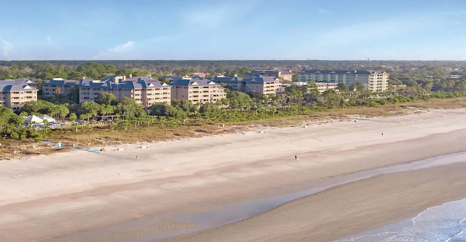 View from the ocean at the Marriott Grande Ocean Resort in Hilton Head Island 960